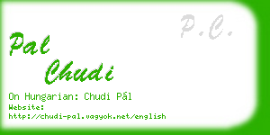 pal chudi business card