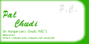 pal chudi business card